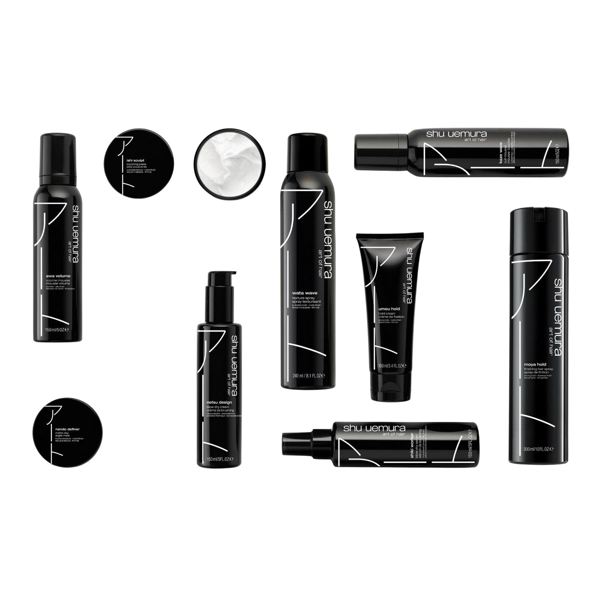 Imported Shu Uemura Art of Hair professional curl defining mousse