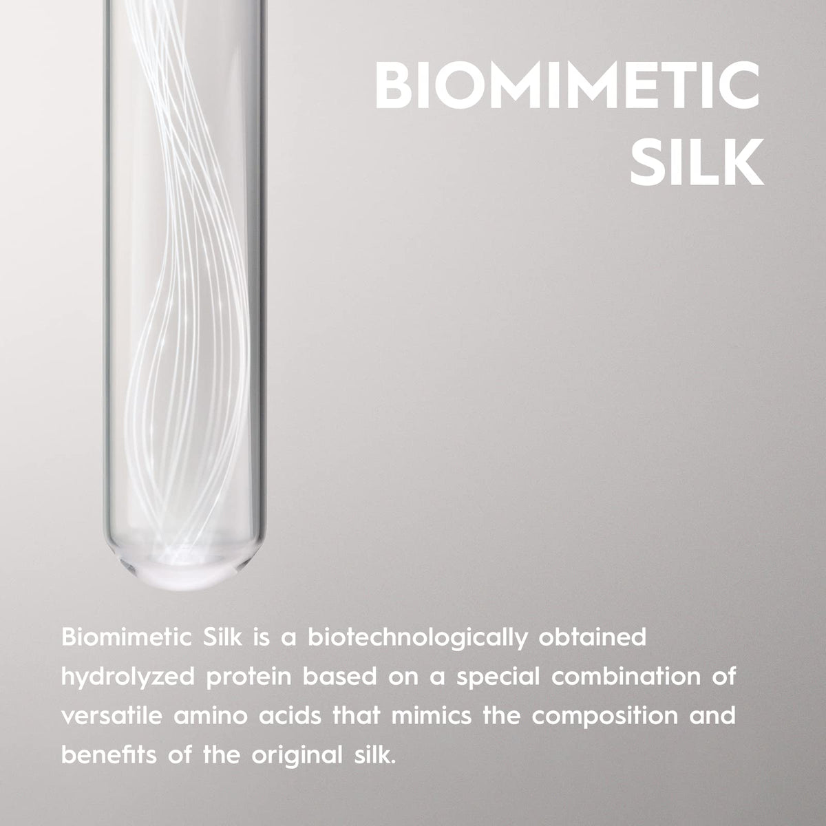 Texture shot of the lightweight white styling foam from Kerasilk
