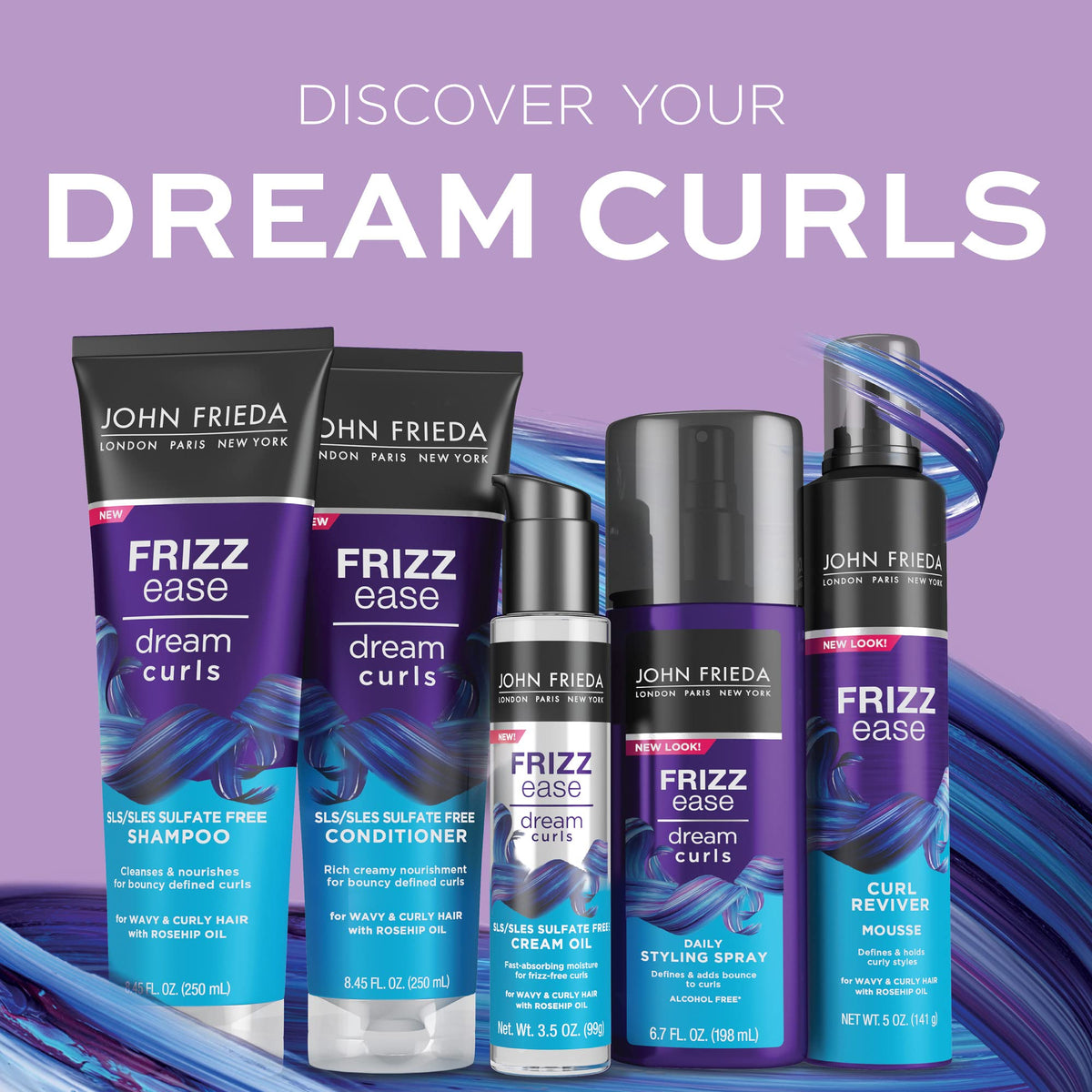 Imported anti frizz styling foam for curly hair texturizing cream