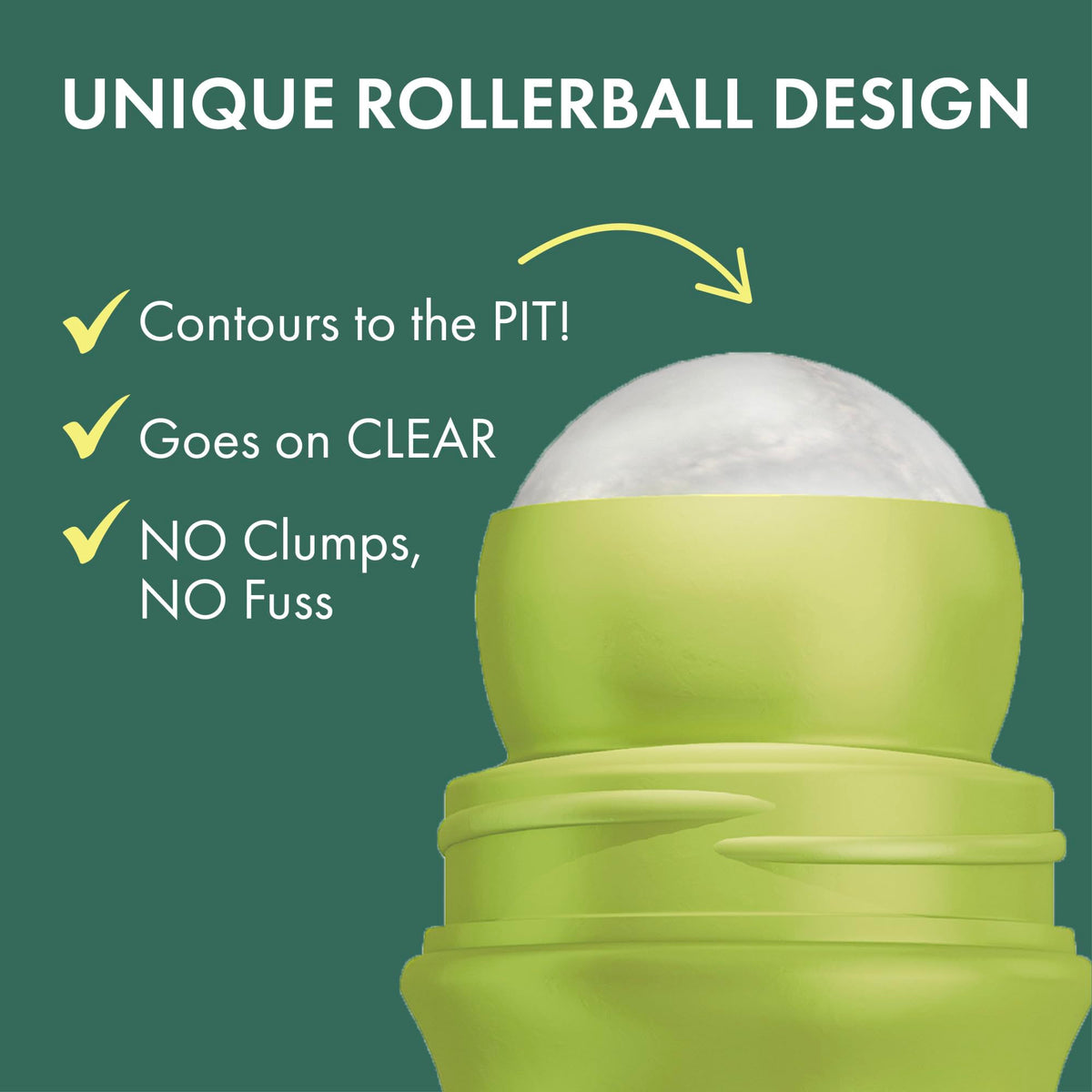 Ban sensitive skin deodorant showing the paraben free and sulfate free claims.
