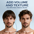THEMANCODE sea salt spray packaging back label with instructions