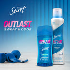 Secret brand long lasting 72hr protection female antiperspirant packaging view