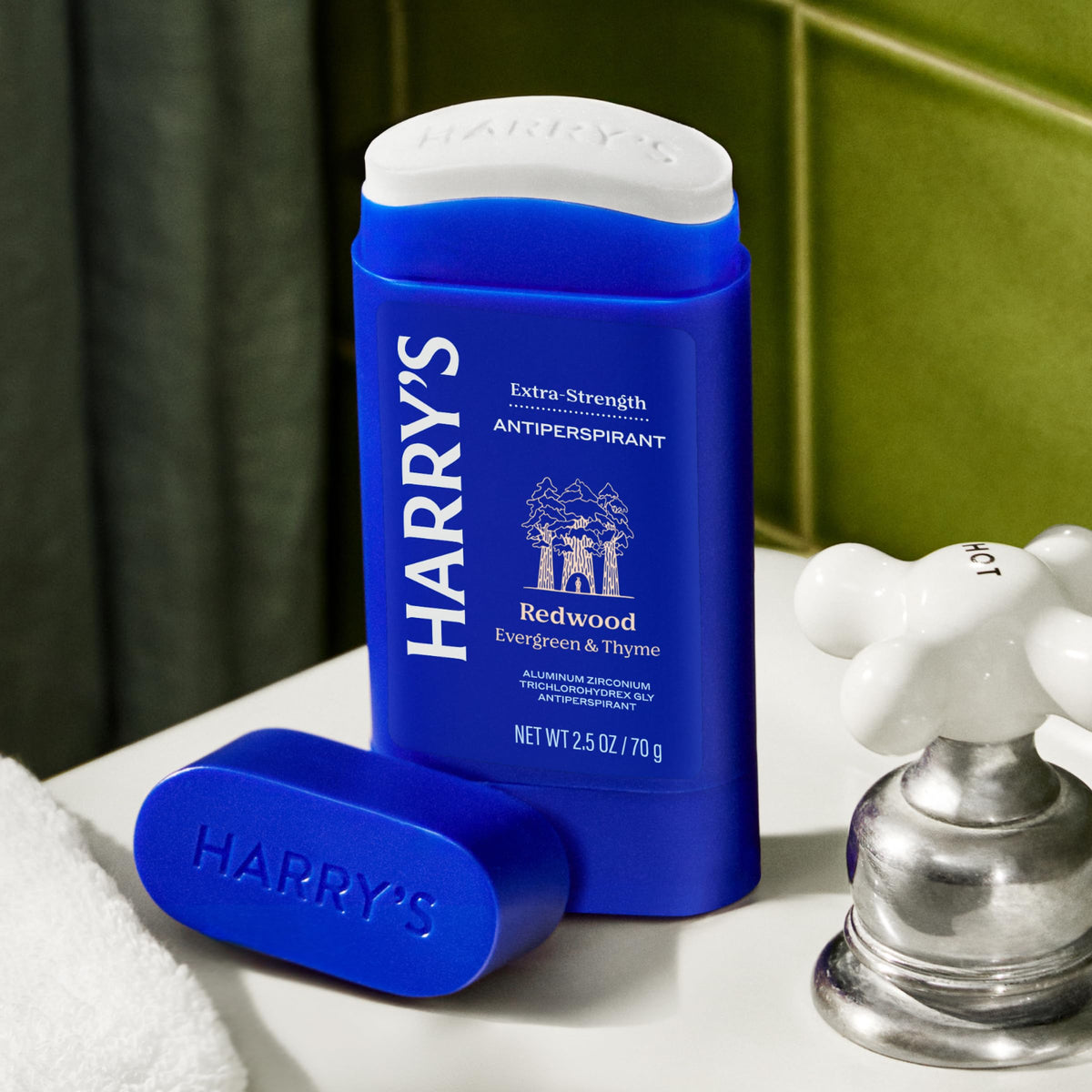 Harry's Redwood mens sweat and odor control solid antiperspirant stick