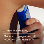 Back label view of Harry's extra strength antiperspirant showing paraben free ingredients