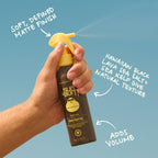 Sun Bum volumizing hair spray with Hawaiian black lava sea salt