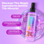 Matrix sulfate free professional hair protectant spray for damaged hair types