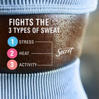 Secret Clinical Strength Invisible Solid side view detailing the product weight and details.