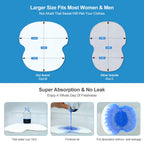 CFGROW unisex sweat pads showing adhesive backing