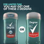 Degree Men imported aluminum free deodorant for men packaging details