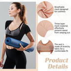 Handepo reusable washable underarm protector vest set