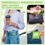 Close up of Timgle sweat body wipes texture