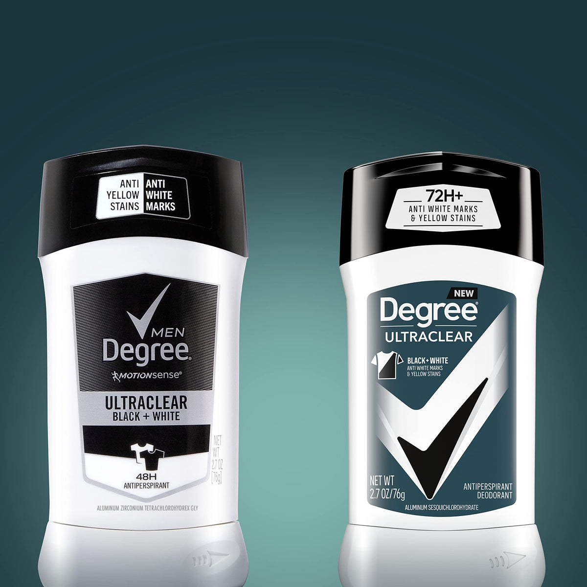Degree UltraClear Black and White pack of twelve authentic premium product dimensions