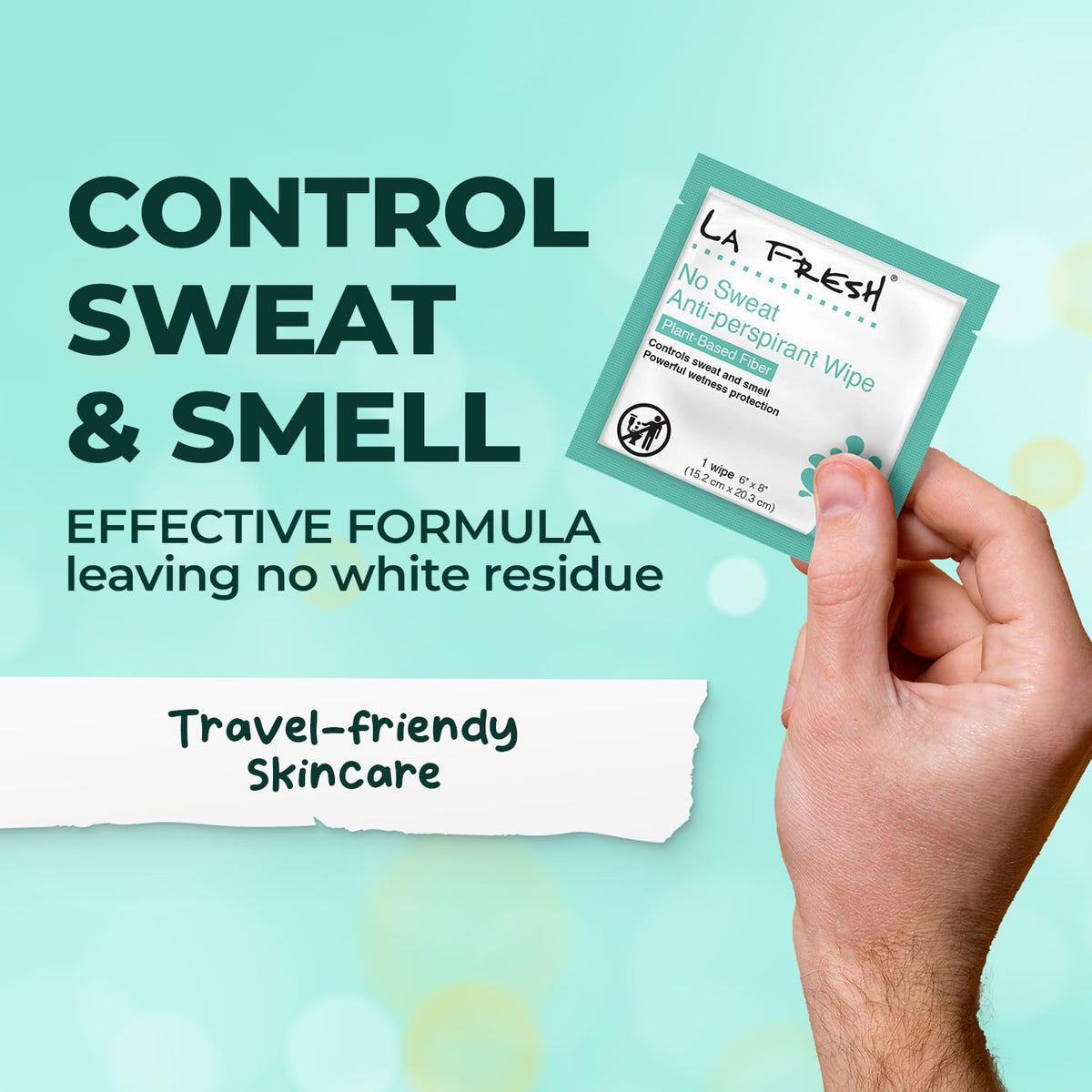 La Fresh clinical strength body wipes branding