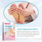 Soft breathable sweat absorbent patches for men and women