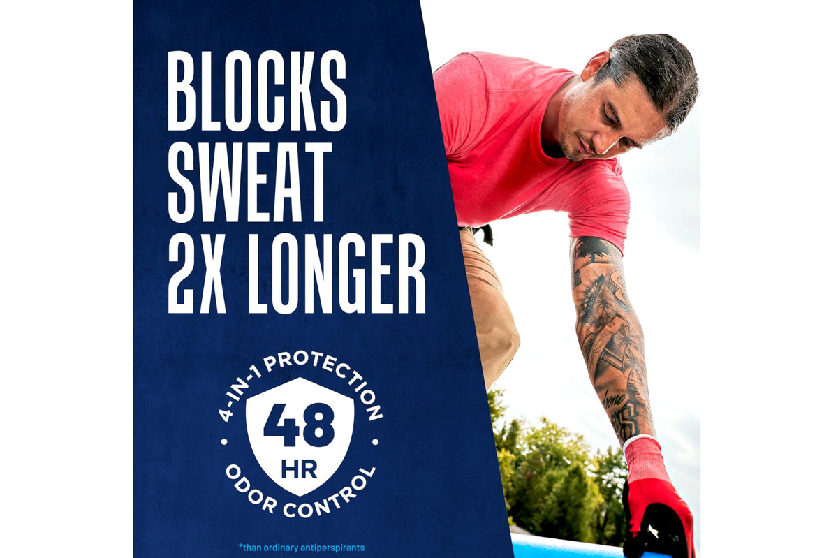 Right Guard Sport clear gel antiperspirant fresh scent three ounce container application dial.