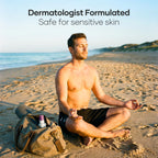 DERMAdoctor 3.04 fluid ounce clinical strength underarm roll on container standing upright