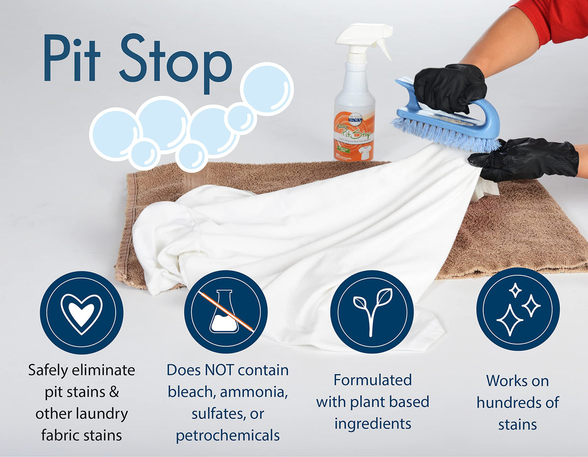 Sanco Industries underarm antiperspirant residue remover spray bottle