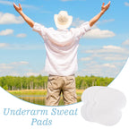 Side by side comparison of Besarme sweat pads on various clothing