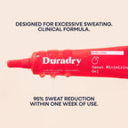 Close up of Duradry gel formula for hyperhidrosis