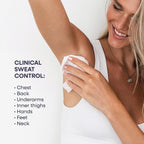 Duradry clinical strength sweat control wipes for feet