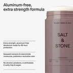 Salt and Stone deodorant 2.6 ounce stick size comparison