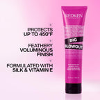 Redken Big Blowout blowdry jelly serum packaging showing directions and ingredients