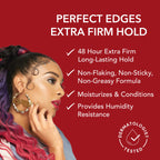 Moroccan argan oil infused edge tamer gel for textured hair