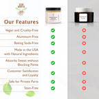 Eco Roots coconut scent natural deodorant lifestyle shot