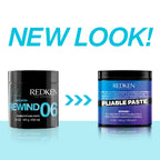 Redken Flexible Hold Styling Paste showing jar packaging for professional hair shaping