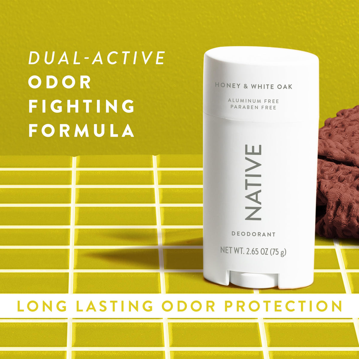 Native natural ingredient deodorant for men and women