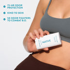 Native ocean and timber deodorant cap and seal