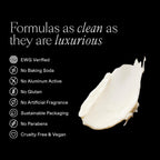 Each and Every cedar and vanilla deodorant ingredients label