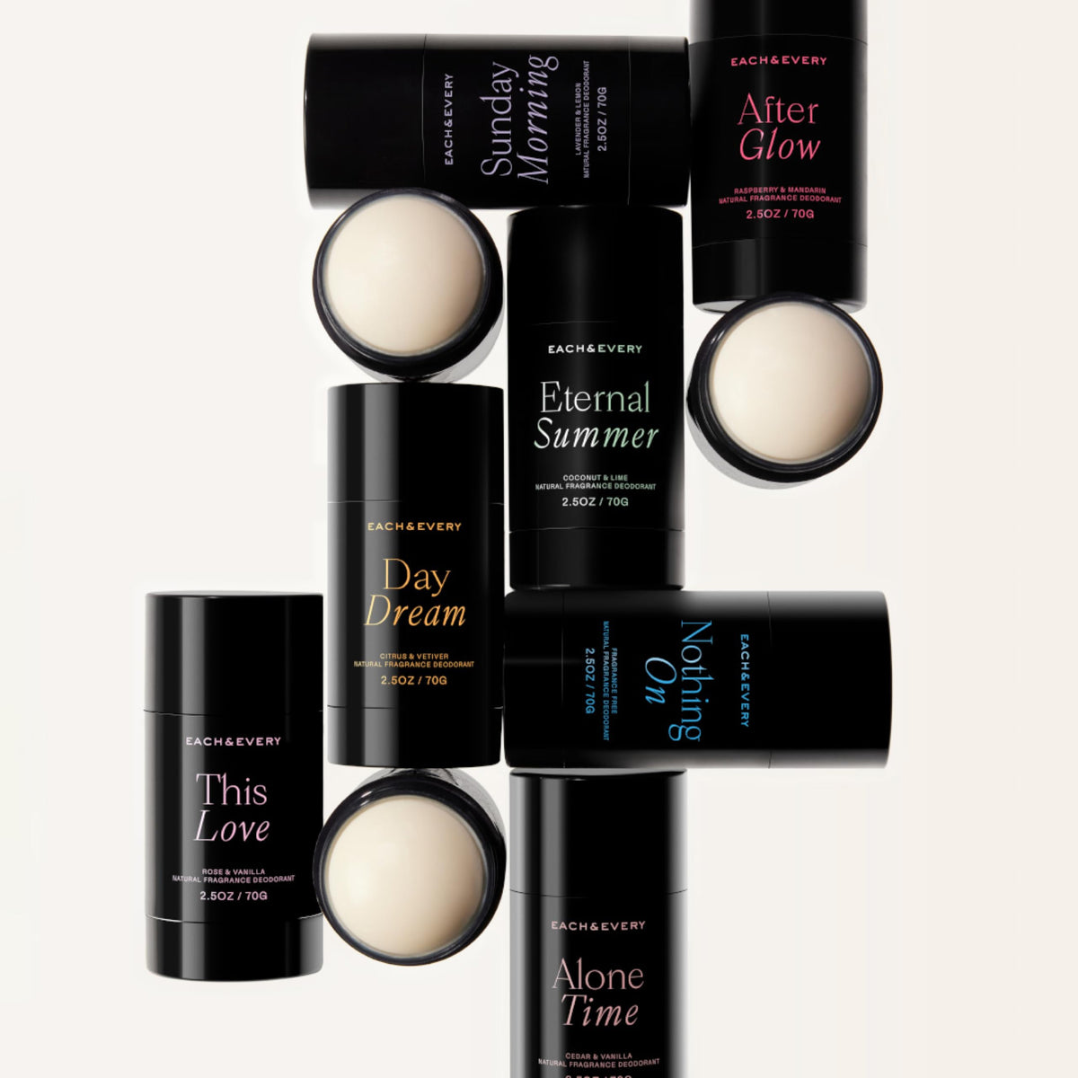 Each and Every EWG verified deodorant twin pack