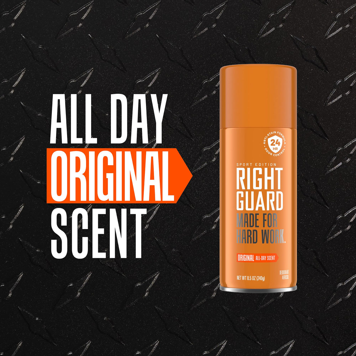 Right Guard Sport imported USA grooming essentials twin pack layout on a clean studio background