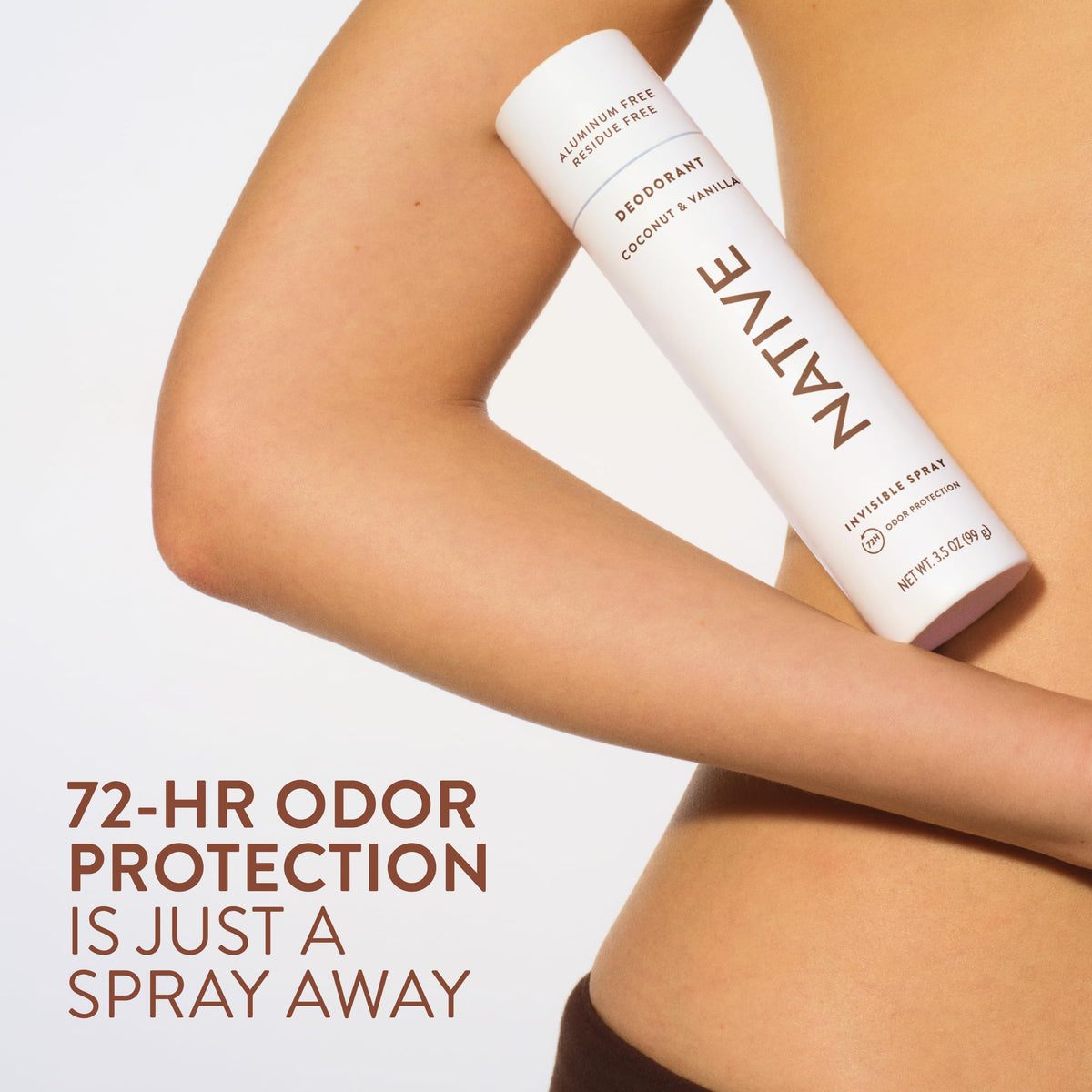 Native Coconut and Vanilla spray application nozzle