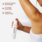 Native 72 hour odor protection label detail