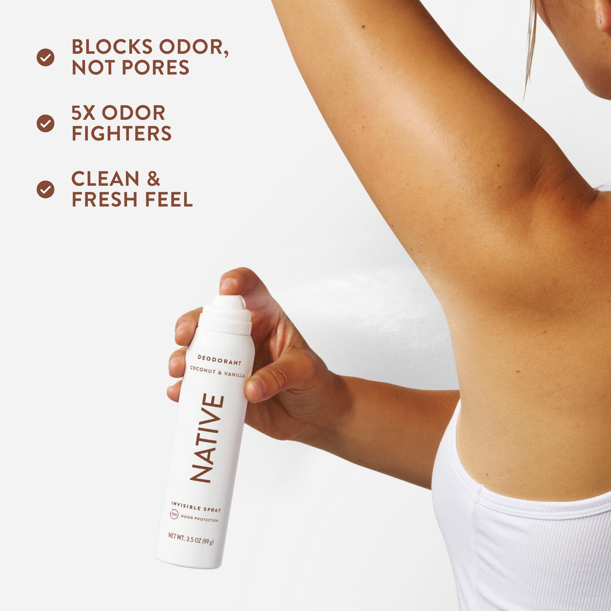 Native 72 hour odor protection label detail