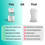 DEOS full body deodorizer supplement for digestive support