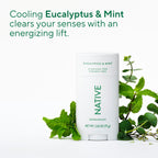 Native 72 hour odor control aluminum free stick side profile