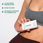 Native two point sixty five ounce body care deodorant twist up base