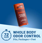 Mando deodorant smooth solid stick packaging details