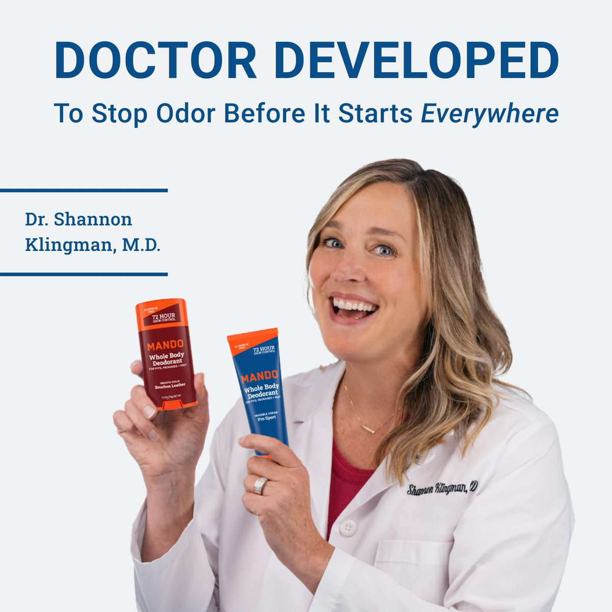 Authentic Mando deodorant pack for men