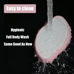 G.Liane hair eraser being rinsed under water for cleaning