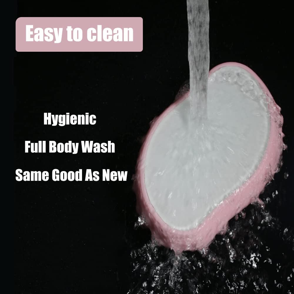 G.Liane hair eraser being rinsed under water for cleaning