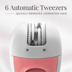 Remington facial epilator showing battery compartment