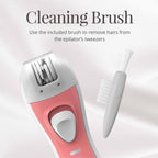 Included cleaning brush for Remington epilator