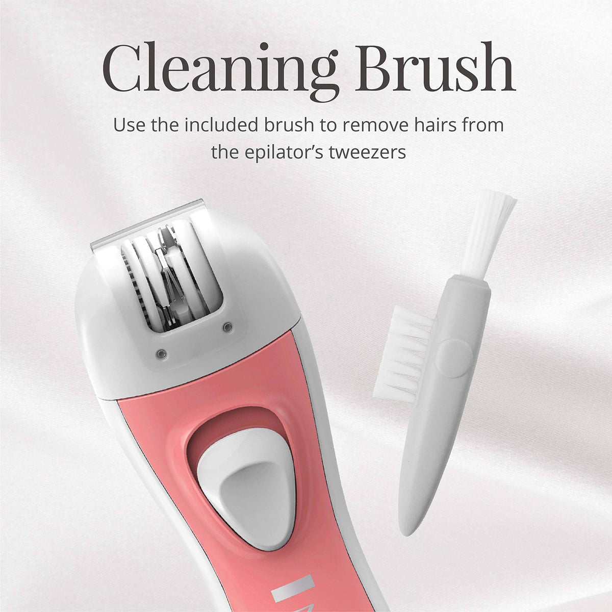 Included cleaning brush for Remington epilator