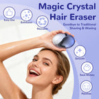 Hoyesch gradient blue crystal hair remover unboxing showing packaging
