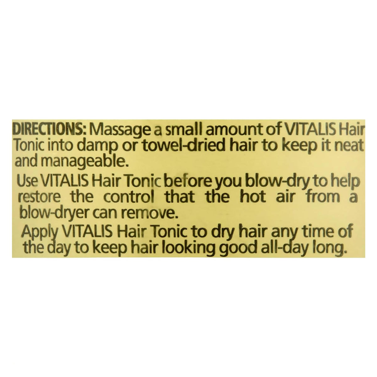 Authentic USA imported Vitalis hair tonic twin pack