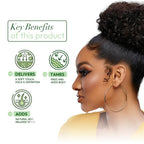 Imported ORS mousse container demonstrating professional hair styling application.